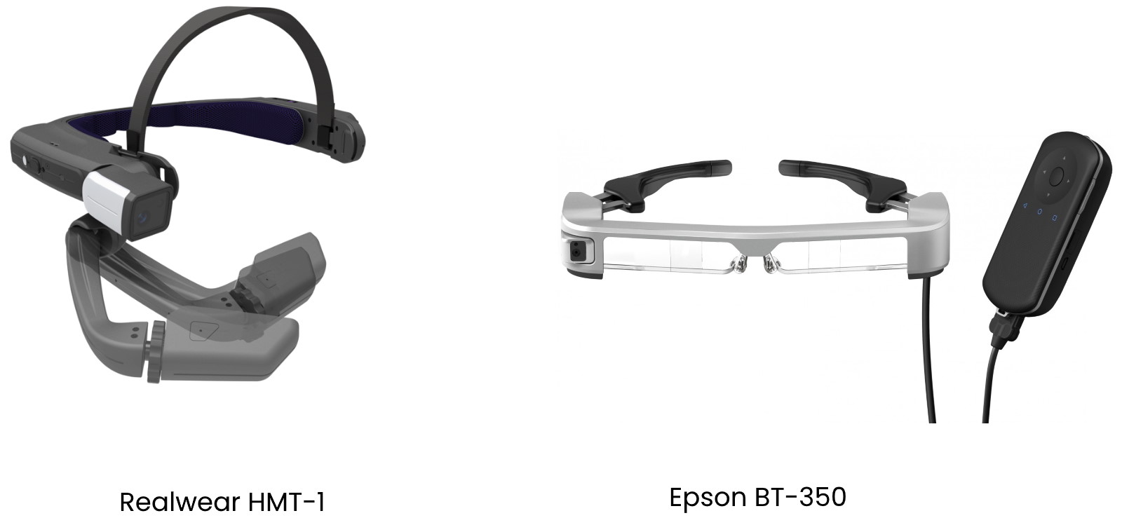 Realwear HMT-1 and Epson BT-350